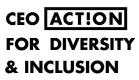 A black and white image of the words " no action !" for diversity.