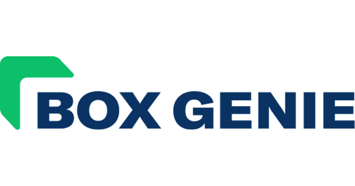 A blue box with the words " fox general ".