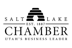 Salt Lake Chamber, Utah's business leader logo.