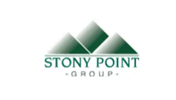 Stony Point Group logo with mountain design.