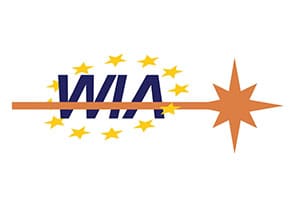 WIA logo with a star and stars.