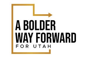 A bolder way forward for Utah logo.