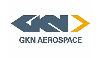 GKN Aerospace logo with arrows.