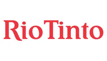 Rio Tinto company logo in red.