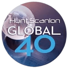 Hunt Scanlon Global 40 logo.