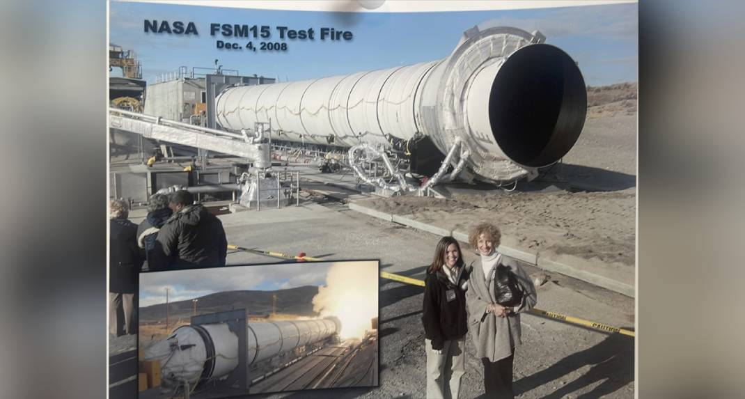 NASA FSM15 test fire, December 2008.