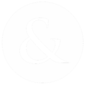 Green ampersand symbol in a white circle.