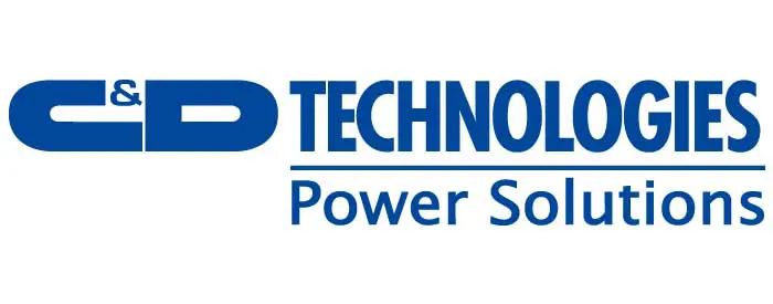 C&D Technologies Power Solutions logo.