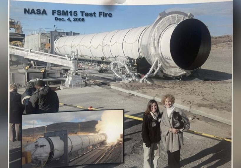 NASA FSM15 test fire, December 2008.